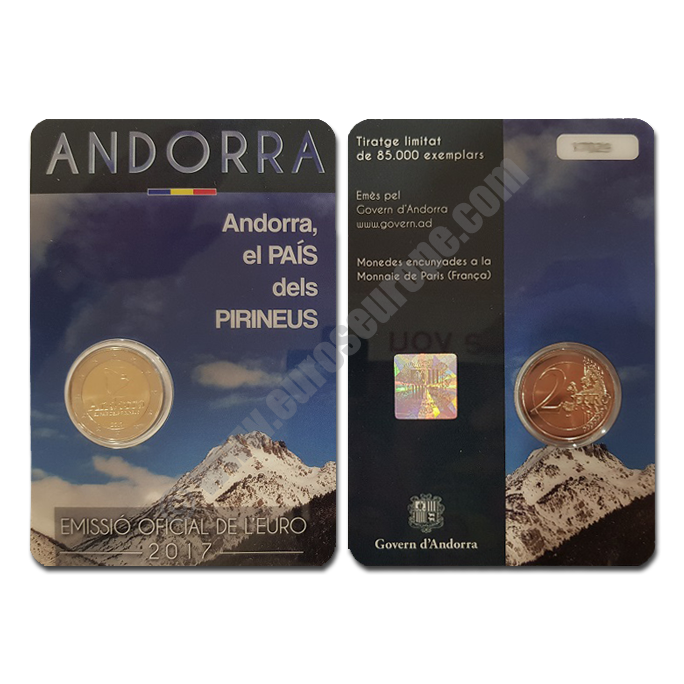 Andorra 2017 2 euros Andorra – The Pyrenean country