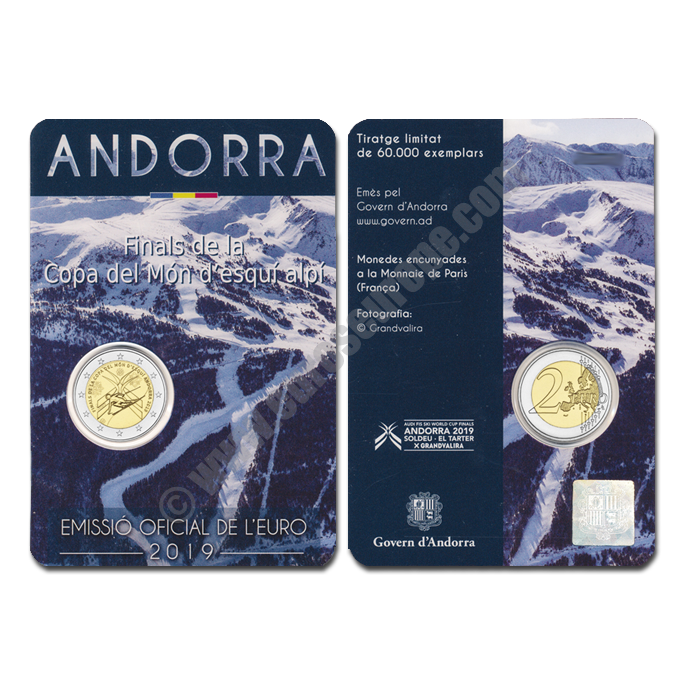 Andorra 2019 2 euros Ski World Cup Finals 2019