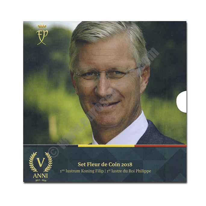 Belgium 2018 Basic 1st chandelier of King Philippe