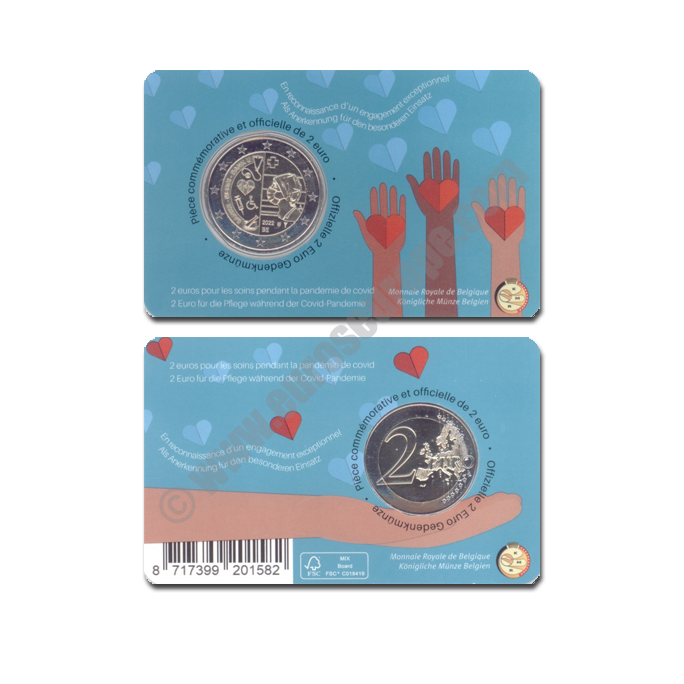 Belgium 2022 Coin card Publicly funded health care