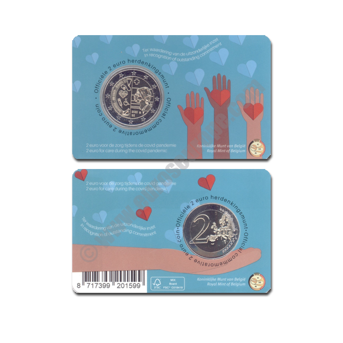 Belgium 2022 Coin card Publicly funded health care