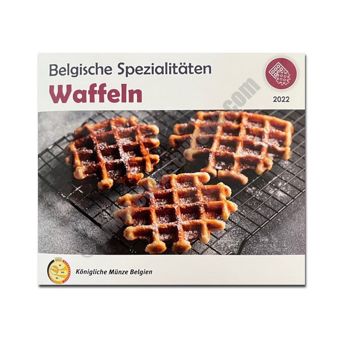 Belgium 2022 World Money Fair Belgian specialty Waffle