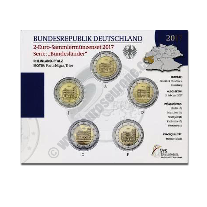 Germany 2017 2 euros Rheinland-Pfalz