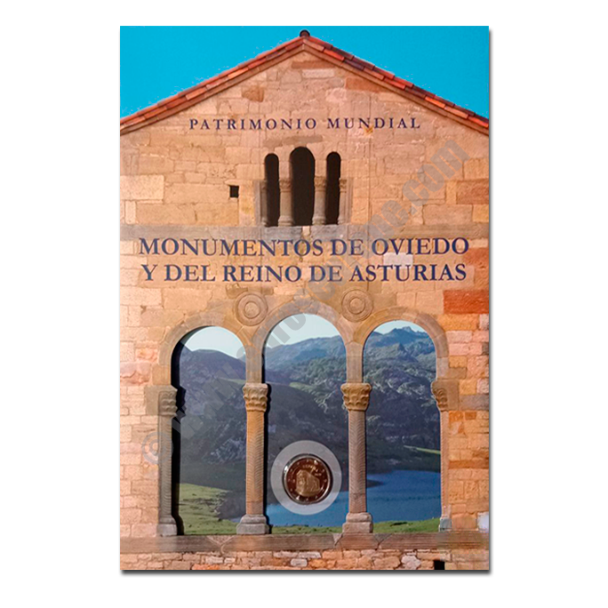 Spain 2017 Coin and stamp Unesco's World Cultural and and Natural Heritage Sites - Churches of the Kingdom of Asturias