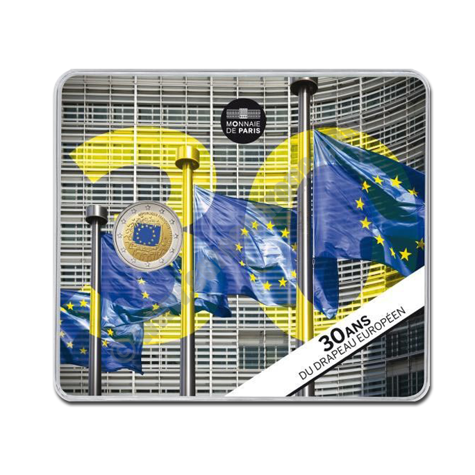 France 2015 2 euros 30th Anniversary of the Flag of Europe