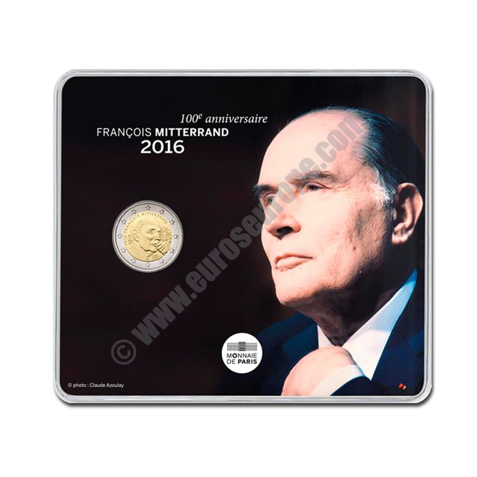 France 2016 2 euros François Mitterrand