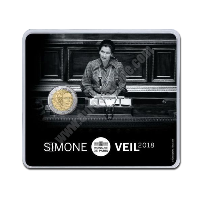 France 2018 2 euros Simone Veil