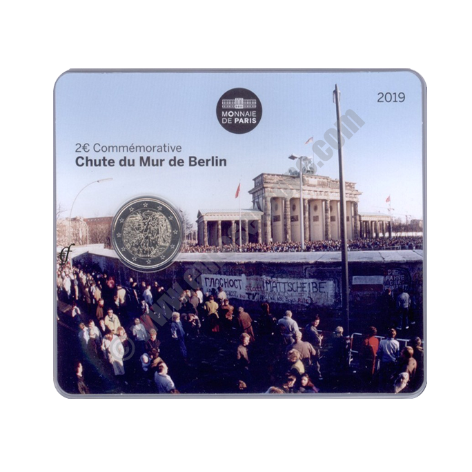 France 2019 2 euros 30 years of the fall of the Berlin Wall