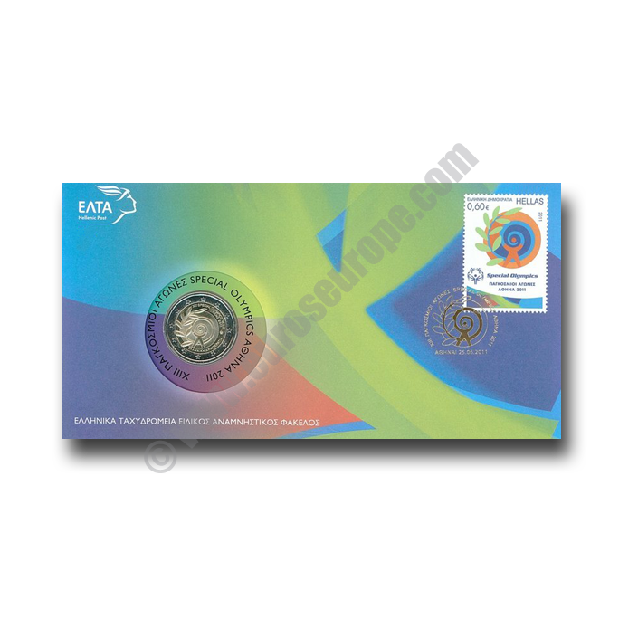 Greece 2011 Envelope Organization of World Games SPECIAL OLYMPICS - ATHENS 2011