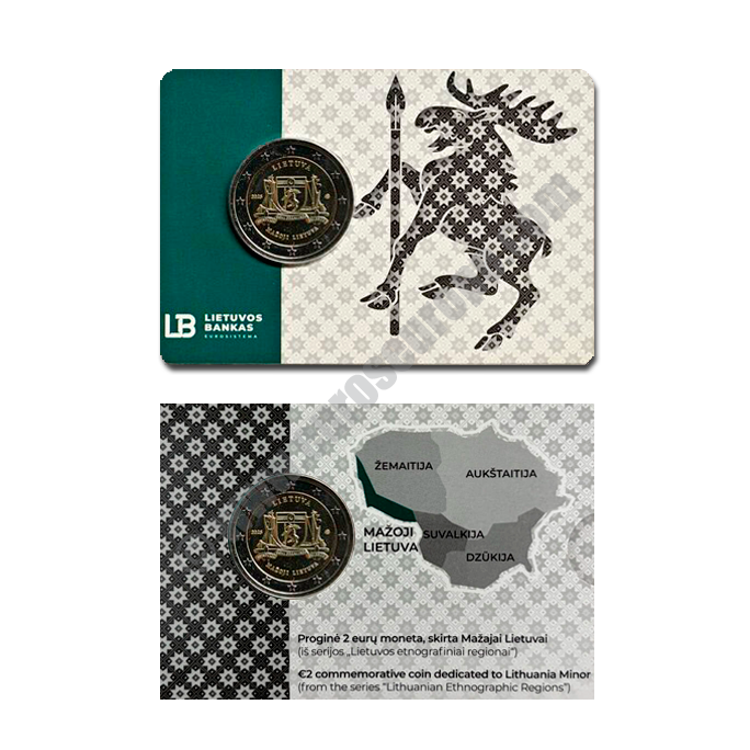 Lithuania 2025 Coin card Mažoji (from the series ‘Lithuanian Ethnographic Regions’)