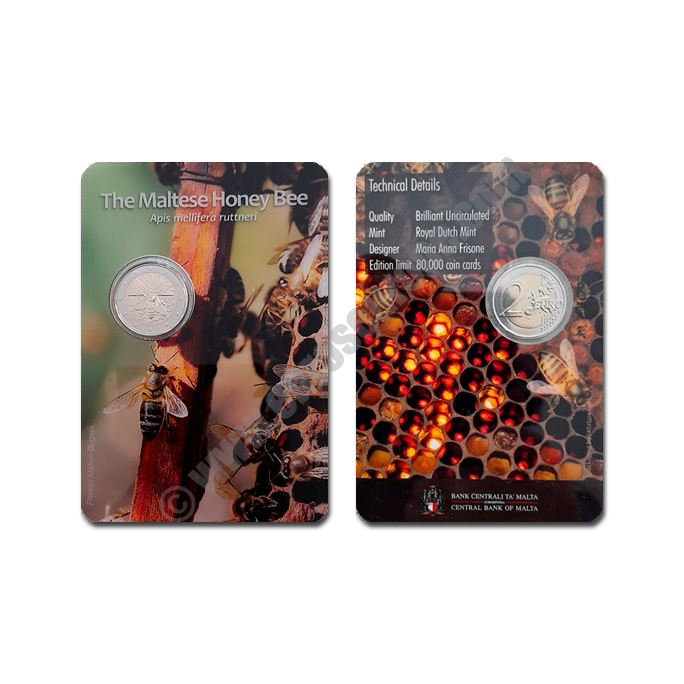 Malta 2024 Coin card The Maltese Honey Bee