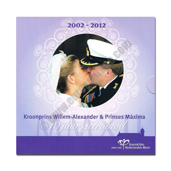 Netherlands 2012 Themaset 10 years of marriage of Prince Willem-Alexander with Princess MÃ¡xima