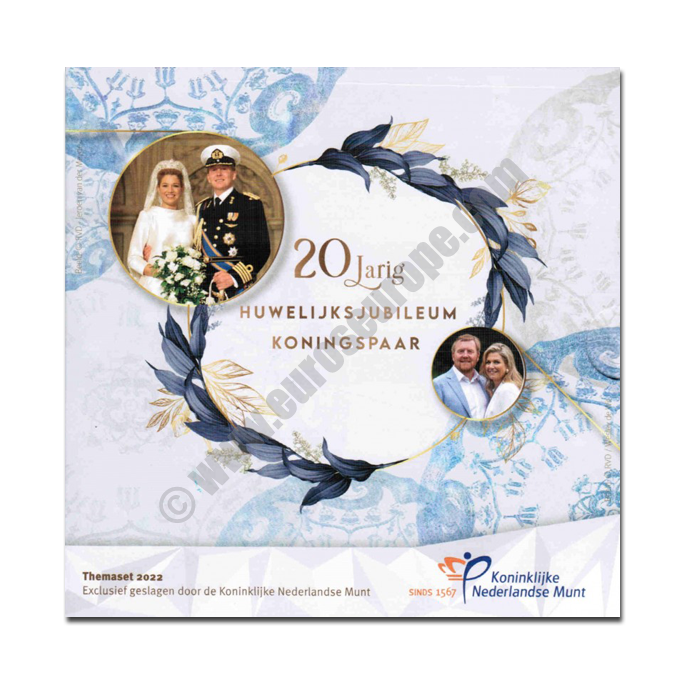 Netherlands 2022 Themaset 20th Wedding Anniversary of the Royal Couple