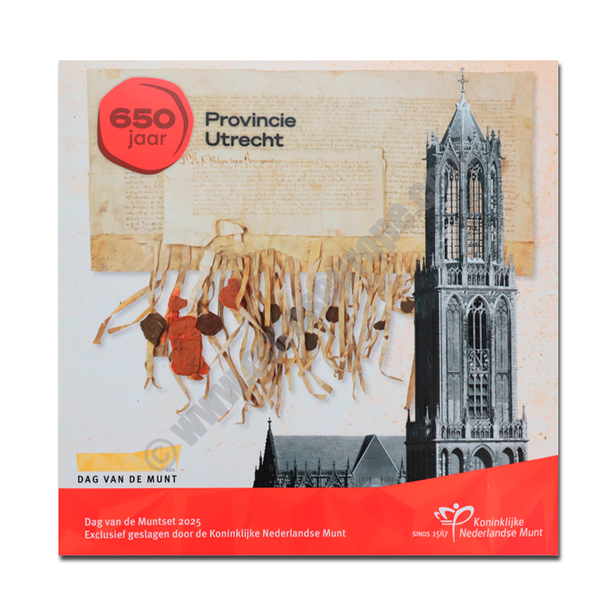 Netherlands 2025 Day of the mint 650 years of the Province of Utrecht