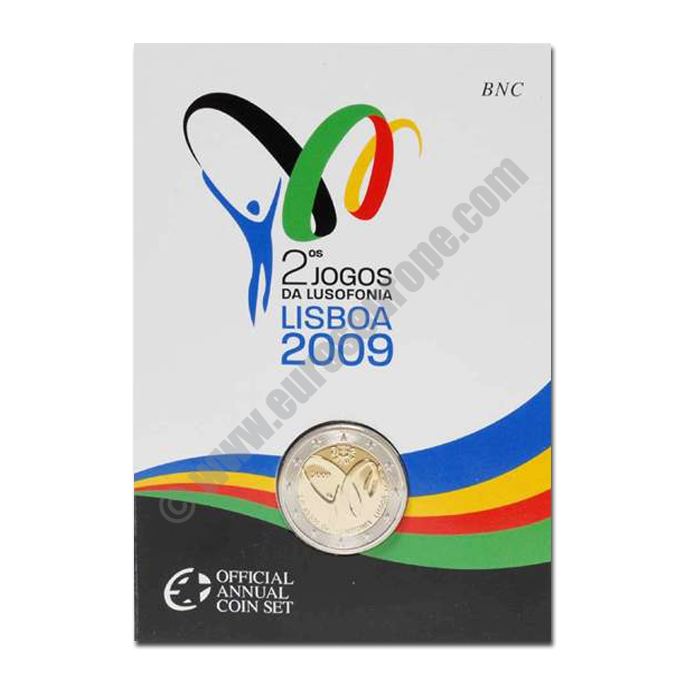 Portugal 2009 2 euros 2nd Lusophone Games