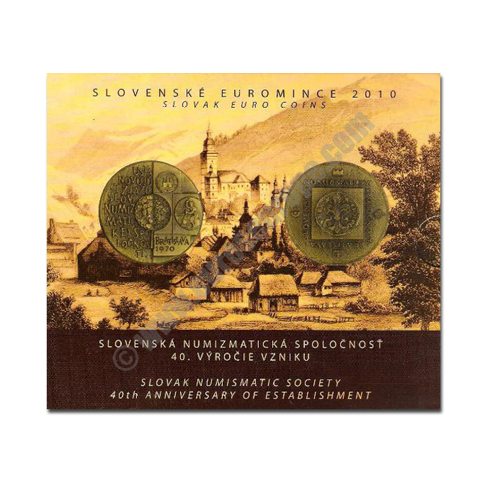 Slovakia 2010 Commemorative 40th anniversary of the establishment of the Slovak Numismatic Society
