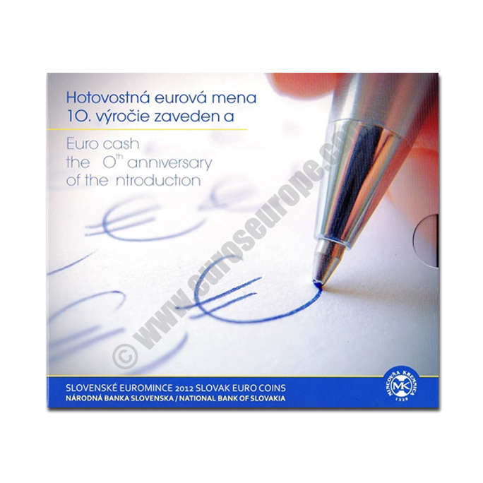 Slovakia 2012 Commemorative 10 years of the Euro