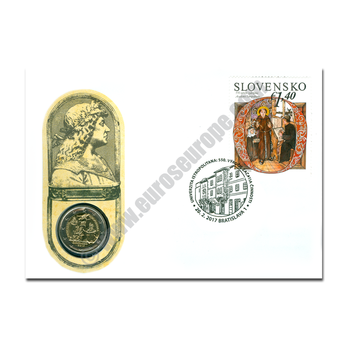 Slovakia 2017 Envelope The 550th anniversary of the University Istropolitana