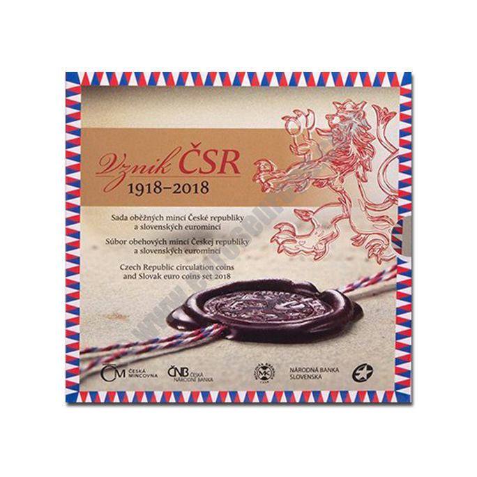 Slovakia 2018 Commemorative 100th anniversary of the foundation of Cecoslovacchia
