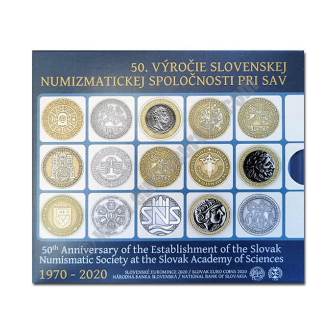 Slovakia 2020 Commemorative 50th anniversary of the establishment of the Slovak Numismatic Society at the Slovak Academy of SCiences