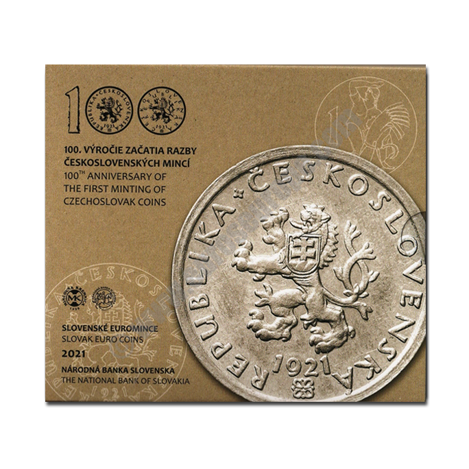 Slovakia 2021 Basic 100th anniversary of the first minting of Czechoslovakian coins