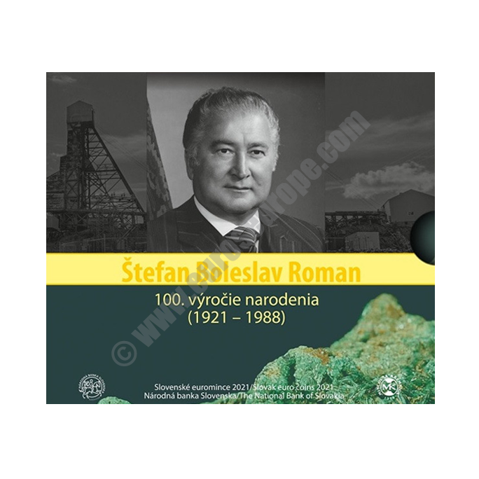 Slovakia 2021 Commemorative 100th anniversay of the birth of Stefan Boleslav Roman