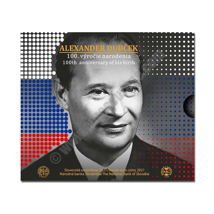 Slovakia 2021 Commemorative 100th anniversay of the birth of Alexander Dubček
