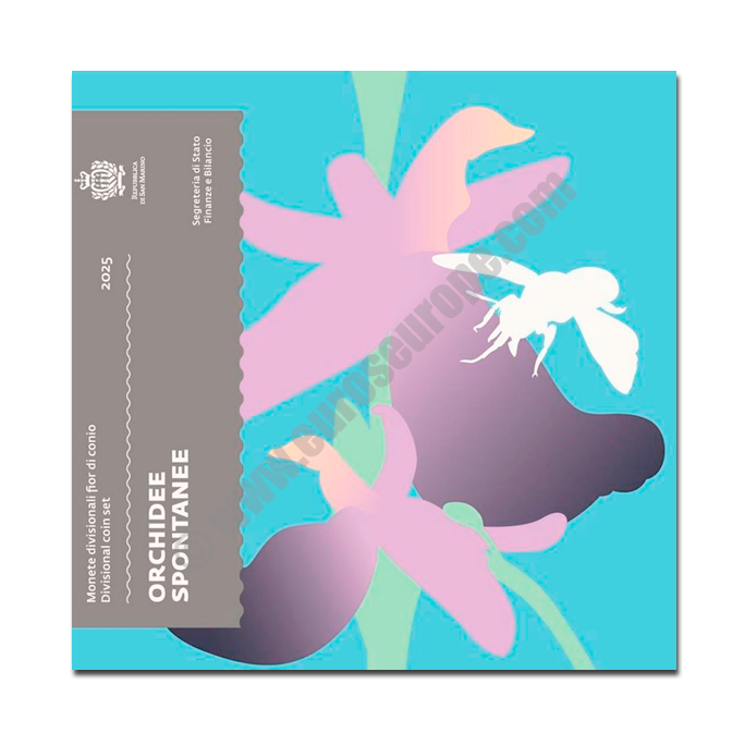 San Marino 2025 Commemorative Orchidee spontanee