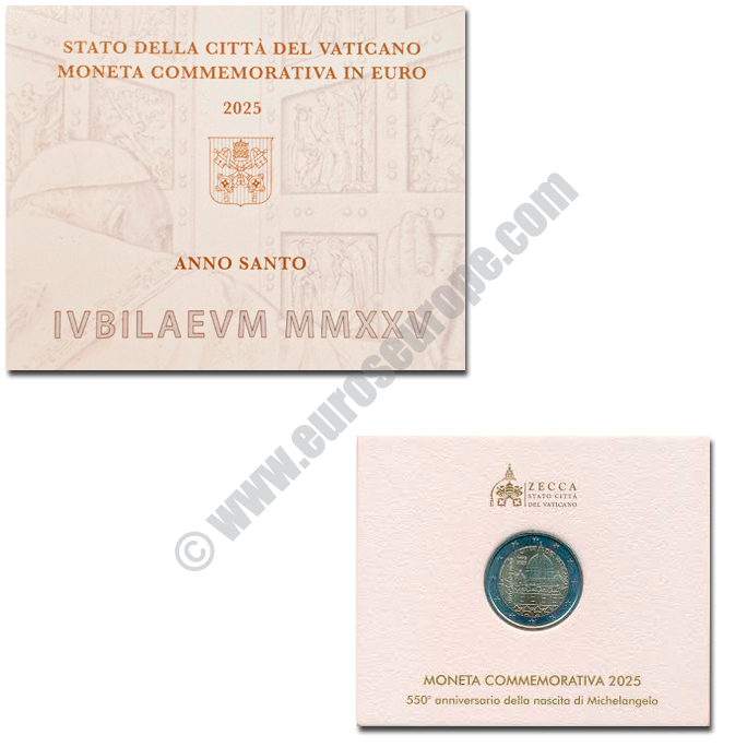 Vatican 2025 2 euros Jubilee Holy Year 2025