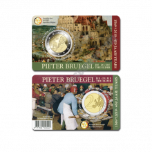 Belgium 2019 Coin card The 450th anniversary of the death of Pieter Bruegel the Elder