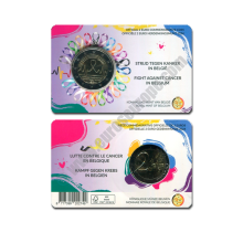 Belgium 2024 Coin card Fight against cancer in Belgium