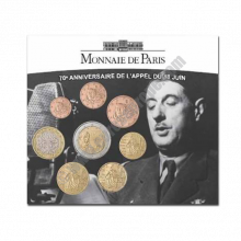 France 2010 Commemorative 70th anniversary of the appeal. General De Gaulle