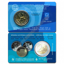 Greece 2004 Coin card 
