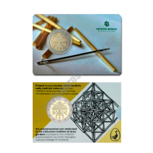 Lithuania 2024 Coin card Straw gardens in Lithuania
