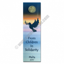 Malta 2017 Bookmark Solidarity and peace