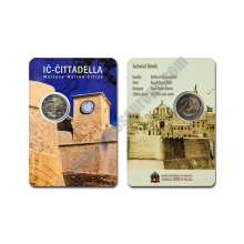 Malta 2024 Coin card Iċ-Ċittadella (The Citadel)