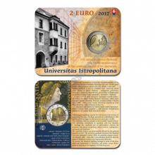 Slovakia 2017 Coin card The 550th anniversary of the University Istropolitana