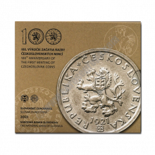 Slovakia 2021 Basic 100th anniversary of the first minting of Czechoslovakian coins