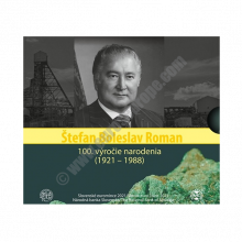 Slovakia 2021 Commemorative 100th anniversay of the birth of Stefan Boleslav Roman