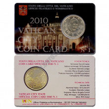 Vatican 2010 Coin card N. 1