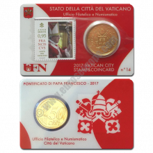 Vatican 2017 Coin and stamp N. 14