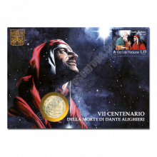 Vatican 2021 Envelope 700th anniversary of the death of Dante Alighieri